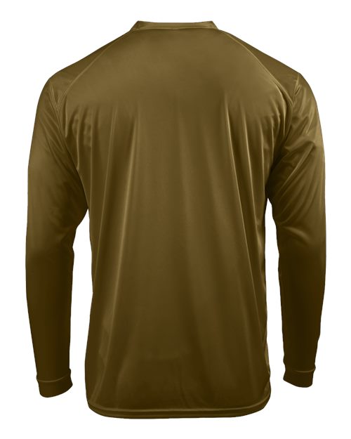 Unisex Long Islander Performance Long Sleeve T-Shirt - Woodland Brown