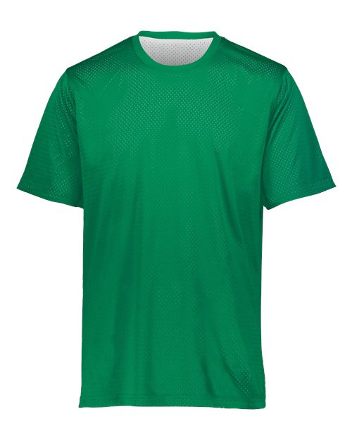 Youth Mesh Reversible Jersey - Kelly/ White