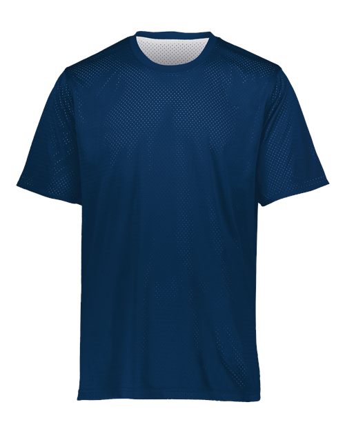 Youth Mesh Reversible Jersey - Navy/ White
