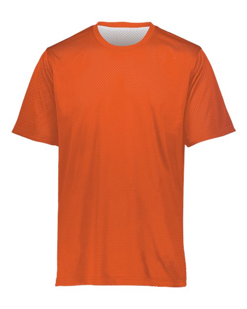 Youth Mesh Reversible Jersey - Orange/ White