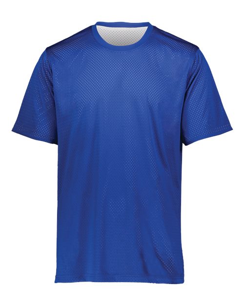 Youth Mesh Reversible Jersey - Royal/ White