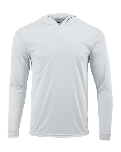 Youth Bahama Performance Hooded Long Sleeve T-Shirt - White