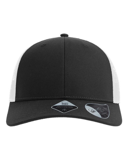 Sustainable Trucker Cap - Black/ White