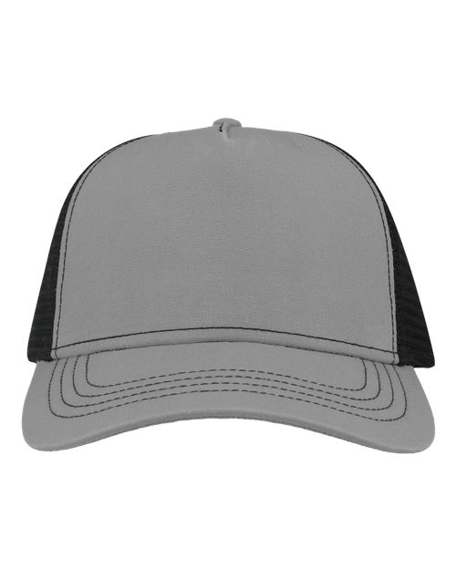 Sustainable Canvas Cap - Grey/ Black