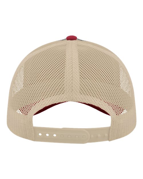 Sustainable Canvas Cap - Navy/ Burgundy/ Khaki