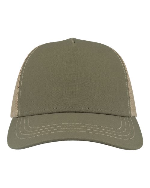 Sustainable Canvas Cap - Olive Green/ Khaki