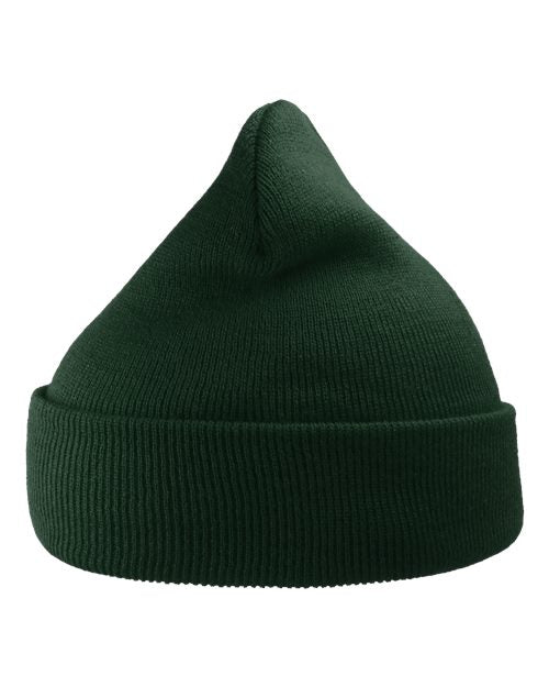 Sustainable 12" Knit Beanie - Bottle Green