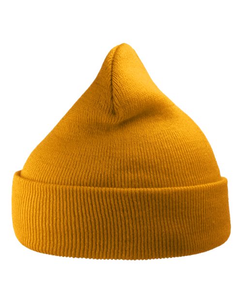 Sustainable 12" Knit Beanie - Mustard Yellow