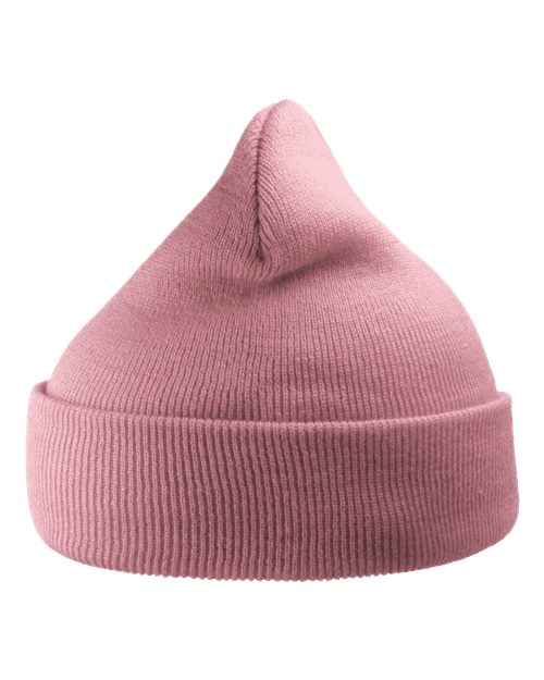 Sustainable 12" Knit Beanie - Pink