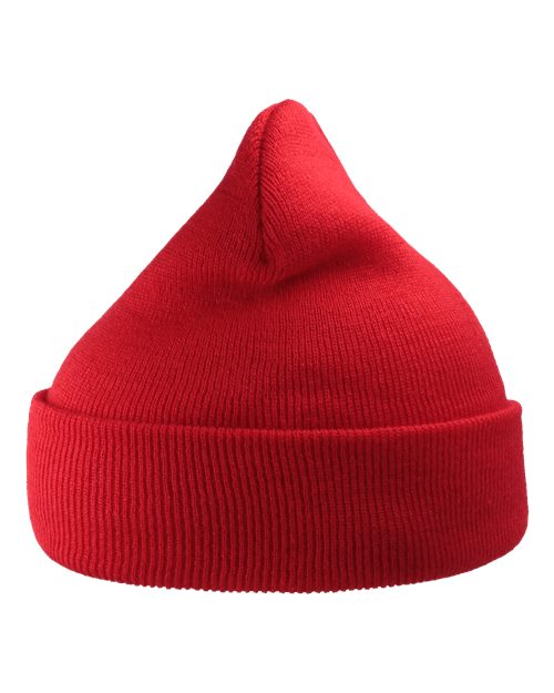 Sustainable 12" Knit Beanie - Red