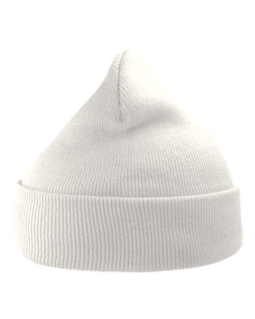 Sustainable 12" Knit Beanie - White
