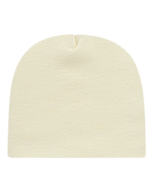USA-Made 8 1/2" Beanie - Ivory