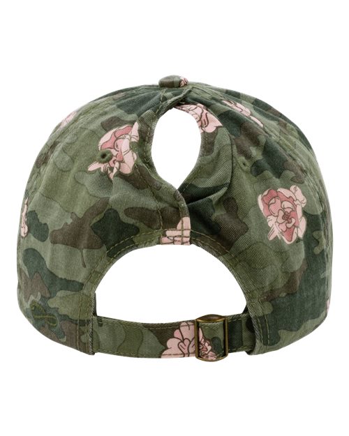 Women's Unstructured Fashion Prints Cap - Floral Camo