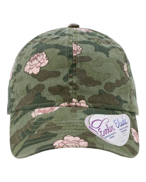 Women's Unstructured Fashion Prints Cap - Floral Camo