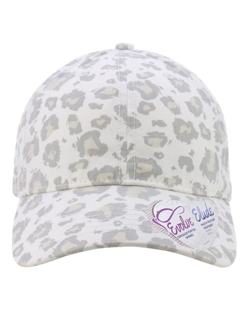 Women's Unstructured Fashion Prints Cap - Snow Leopard