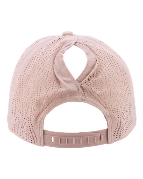 Women's Perforated Performance Cap - Dusty Pink/ Floral