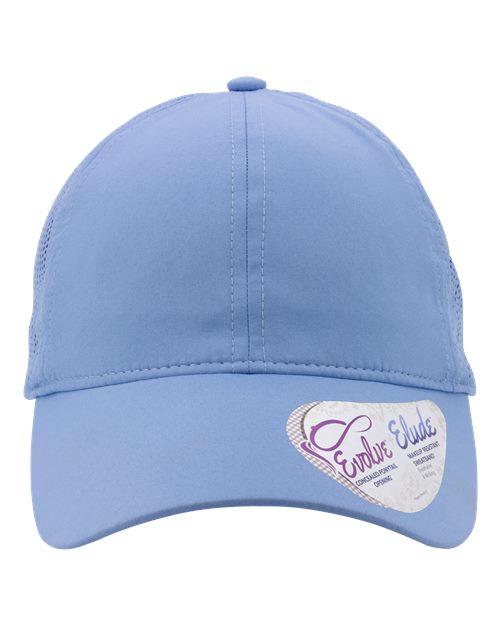 Women's Perforated Performance Cap - Periwinkle/ Floral