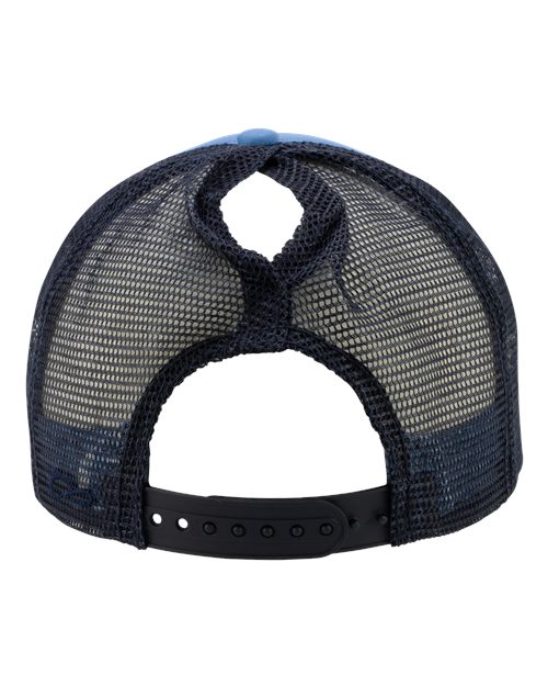 Women's Foam Trucker Cap - Light Blue/ Navy/ Navy/ Graffiti