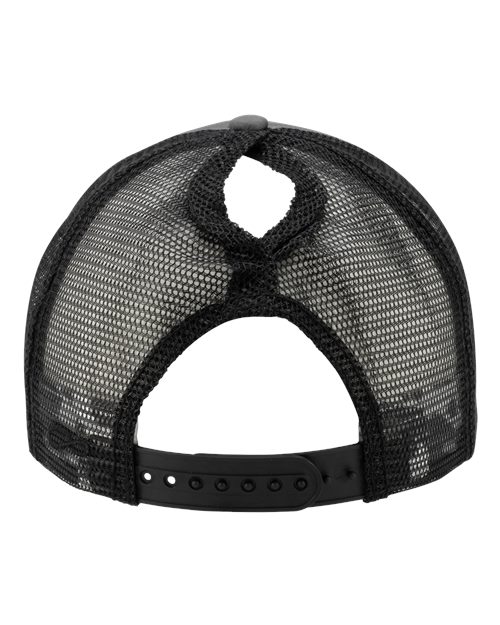 Women's Foam Trucker Cap - Slate/ Black/ Black/ Cow