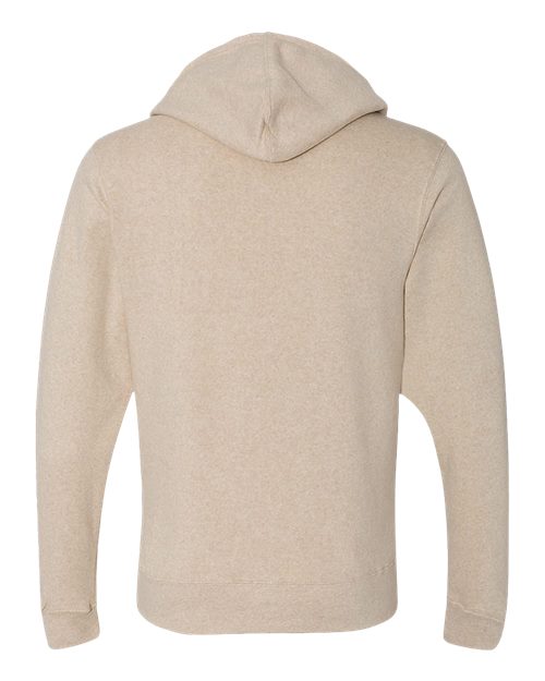 Men's Triblend Full-Zip Hooded Sweatshirt - Oatmeal Triblend
