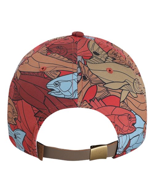 The Golden Hour Cap - Red/ Tan