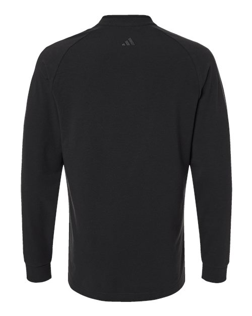 Men's Henley Long Sleeve T-Shirt - Black