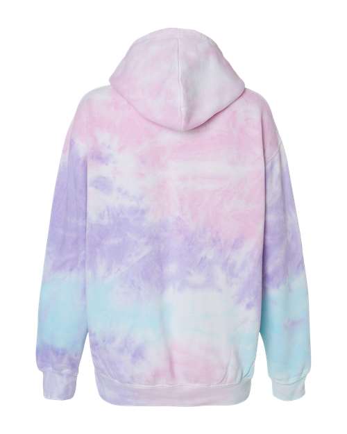 Youth Tie-Dyed Hooded Sweatshirt - Cotton Candy