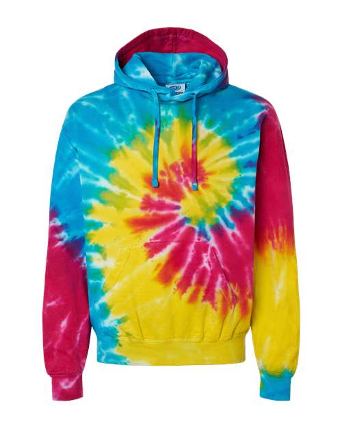 Youth Tie-Dyed Hooded Sweatshirt - Reactive Rainbow