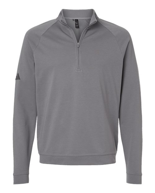 Men's Club Quarter-Zip Pullover - Grey Three
