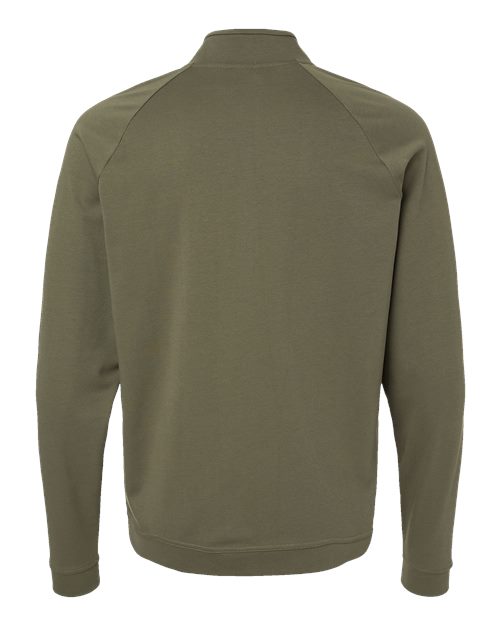Men's Club Quarter-Zip Pullover - Olive Strata