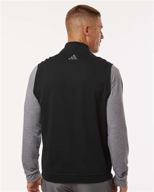 Men's Club Quarter-Zip Vest - Black