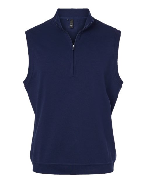Men's Club Quarter-Zip Vest - Collegiate Navy
