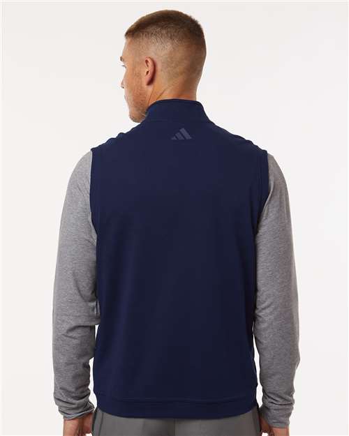 Men's Club Quarter-Zip Vest - Collegiate Navy