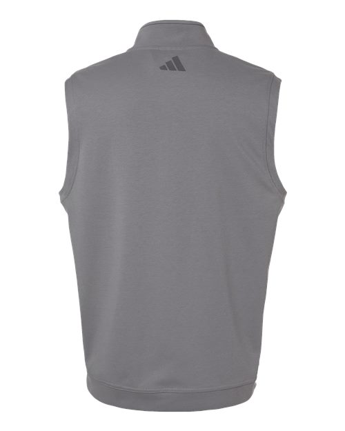 Men's Club Quarter-Zip Vest - Grey Three