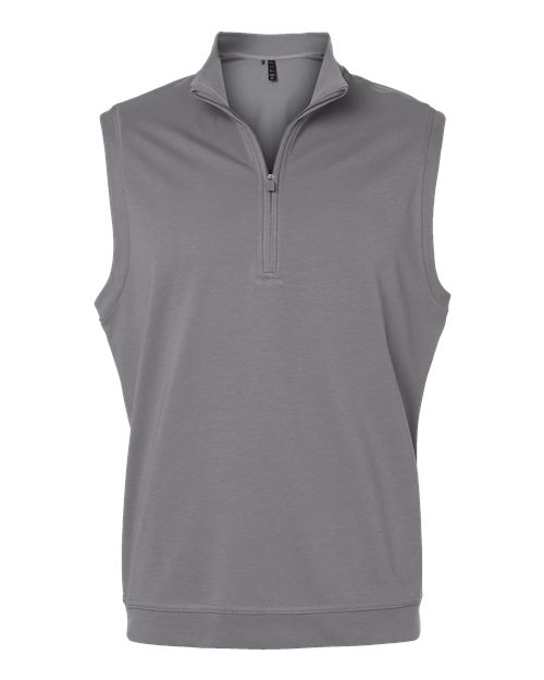 Men's Club Quarter-Zip Vest - Grey Three