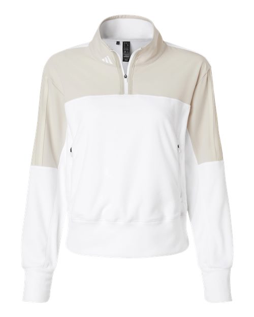 Women's Fleece Quarter-Zip Pullover - Alumina