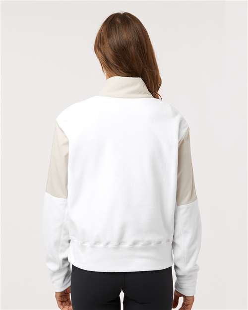 Women's Fleece Quarter-Zip Pullover - Alumina