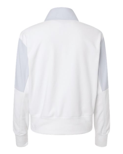 Women's Fleece Quarter-Zip Pullover - Halo Blue