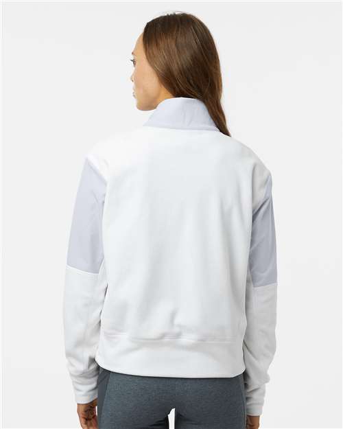 Women's Fleece Quarter-Zip Pullover - Halo Blue