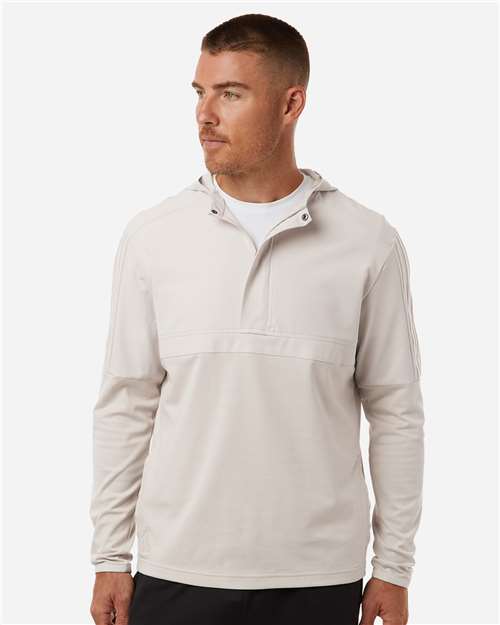 Men's Half-Zip Hooded Anorak - Alumina