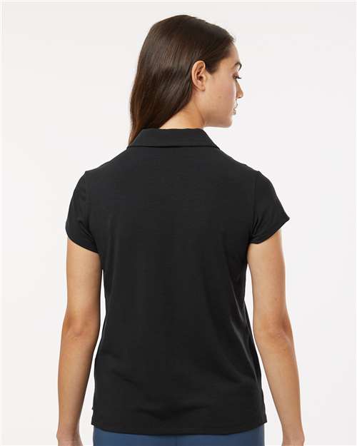 Women's Blended Polo - Solid Black
