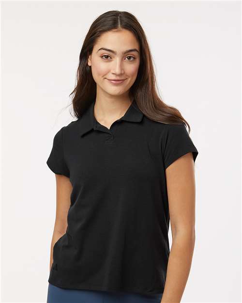 Women's Blended Polo - Solid Black