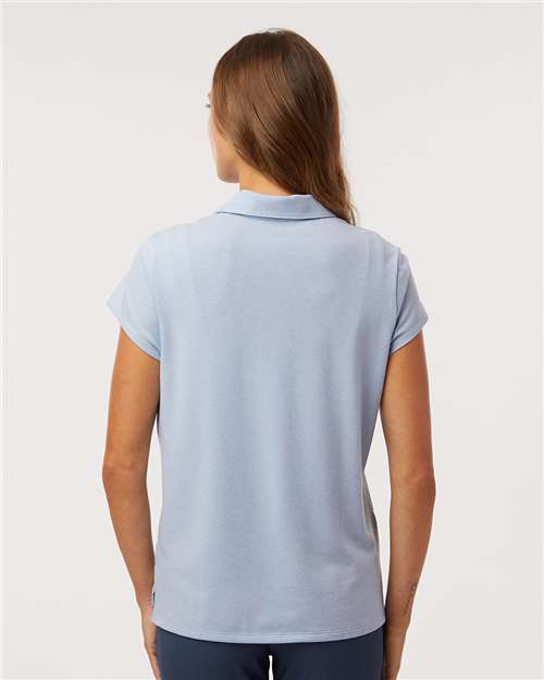 Women's Blended Polo - Blue Dawn Melange