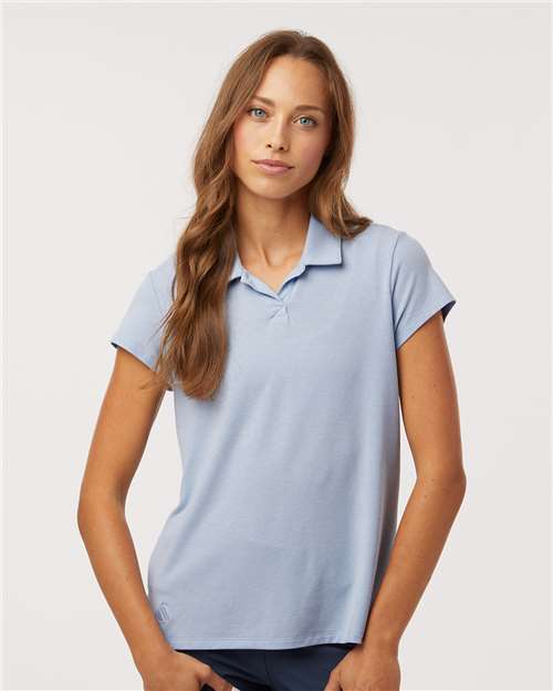 Women's Blended Polo - Blue Dawn Melange