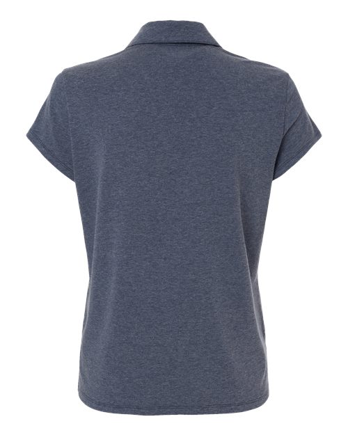 Women's Blended Polo - Collegiate Navy Melange