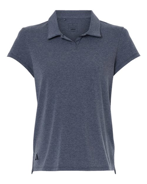 Women's Blended Polo - Collegiate Navy Melange