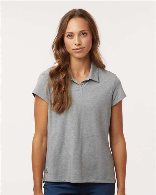 Women's Blended Polo - Grey Three Melange