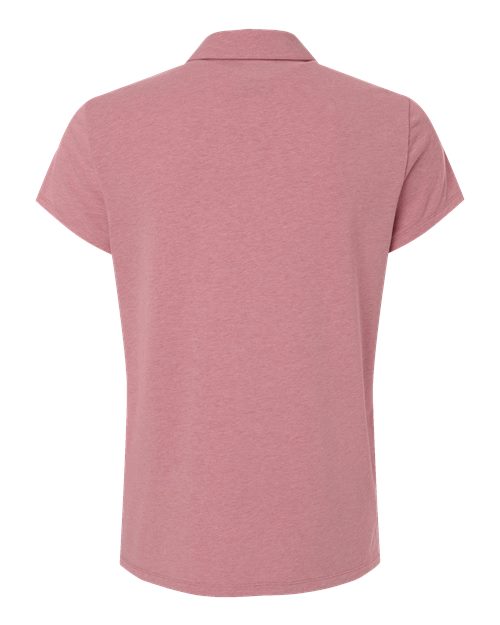 Women's Blended Polo - Pink Strata Melange