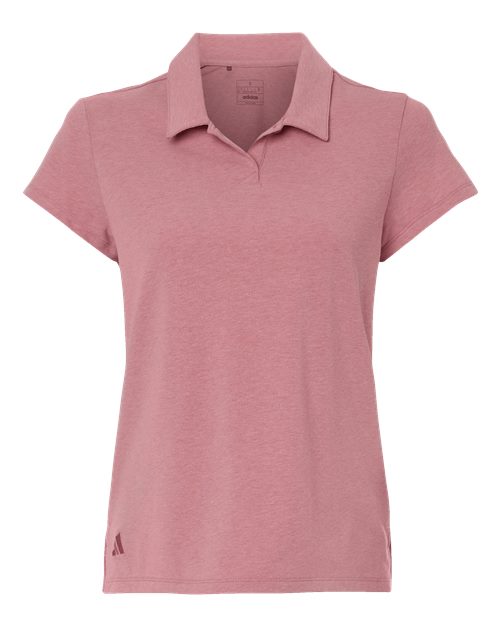 Women's Blended Polo - Pink Strata Melange