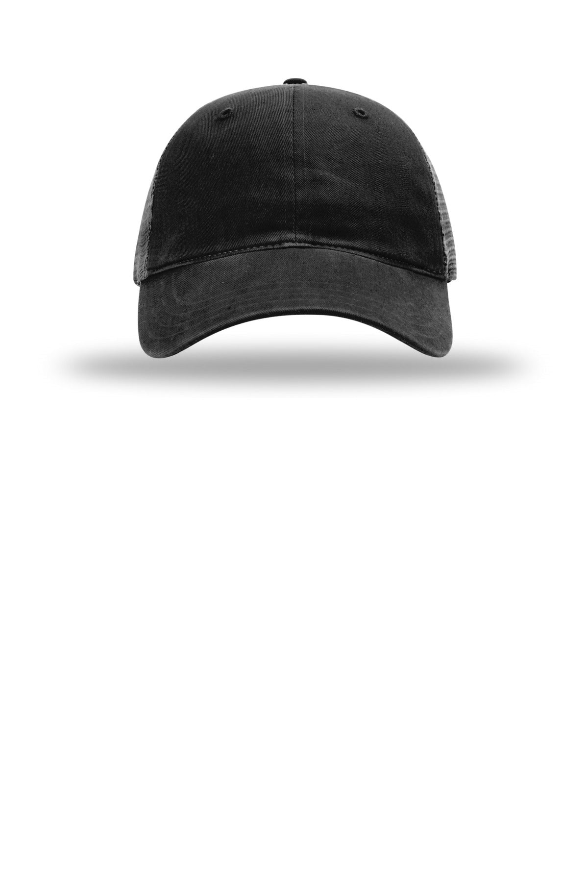 Richardson Garment Washed Trucker - Black